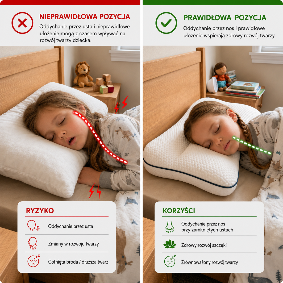 SENVIA™ - Poduszka profilowana dla dzieci